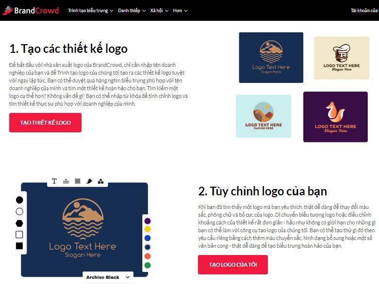 BrandCrowd Logo Maker