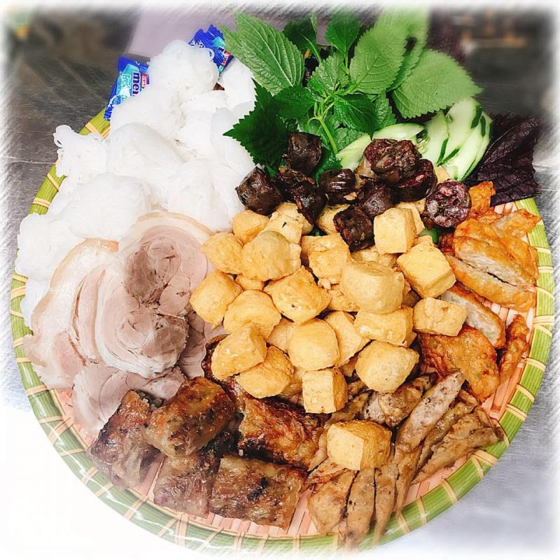 Bún đậu mẹt - Giả cầy