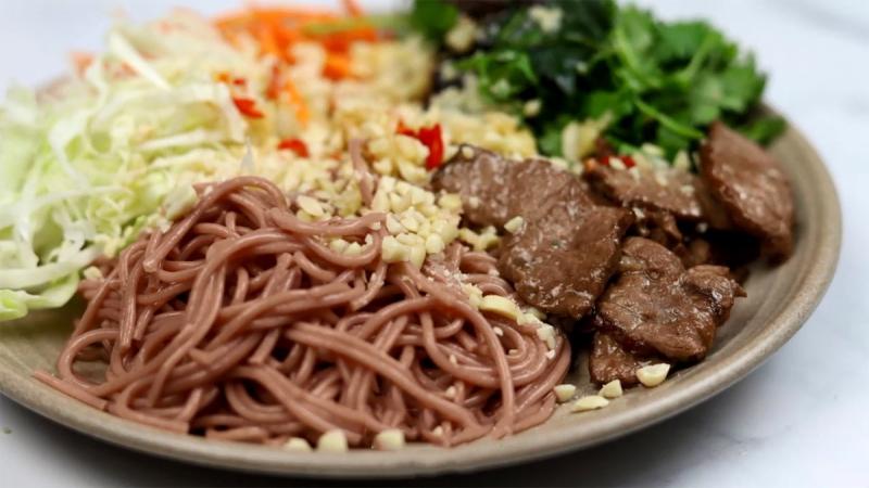 Bún gạo lứt giảm cân