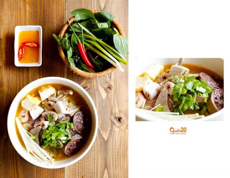 Bún lòng - Hai Bà Trưng (nguồn: lozi)