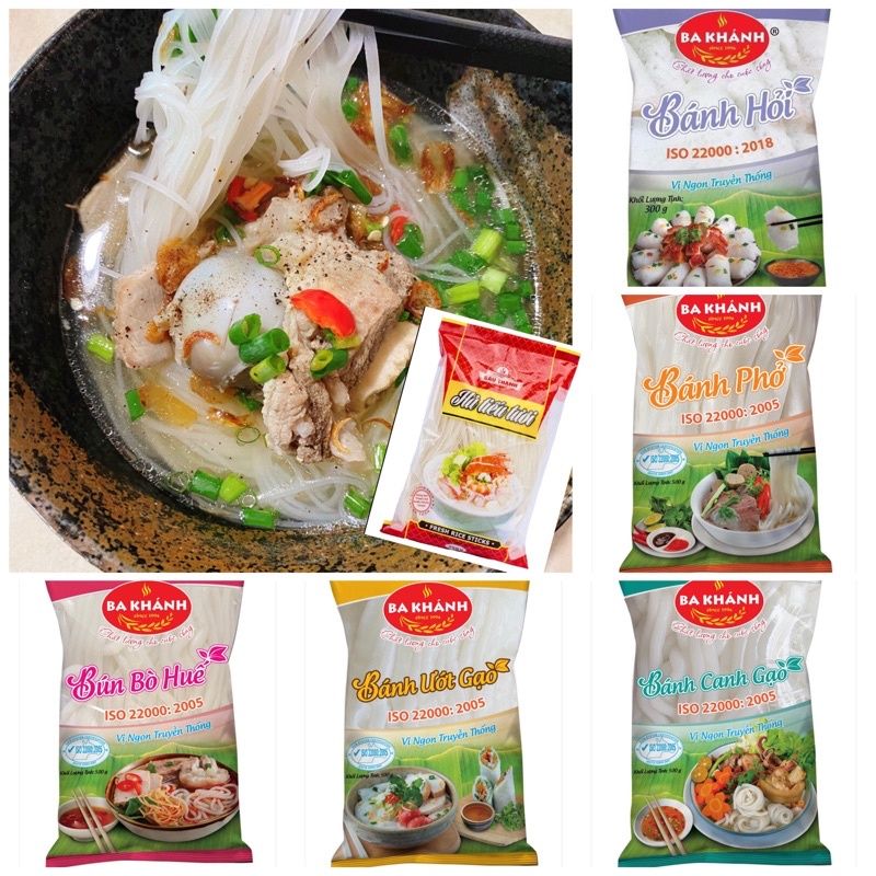 Bún và bánh phở Ba Khánh