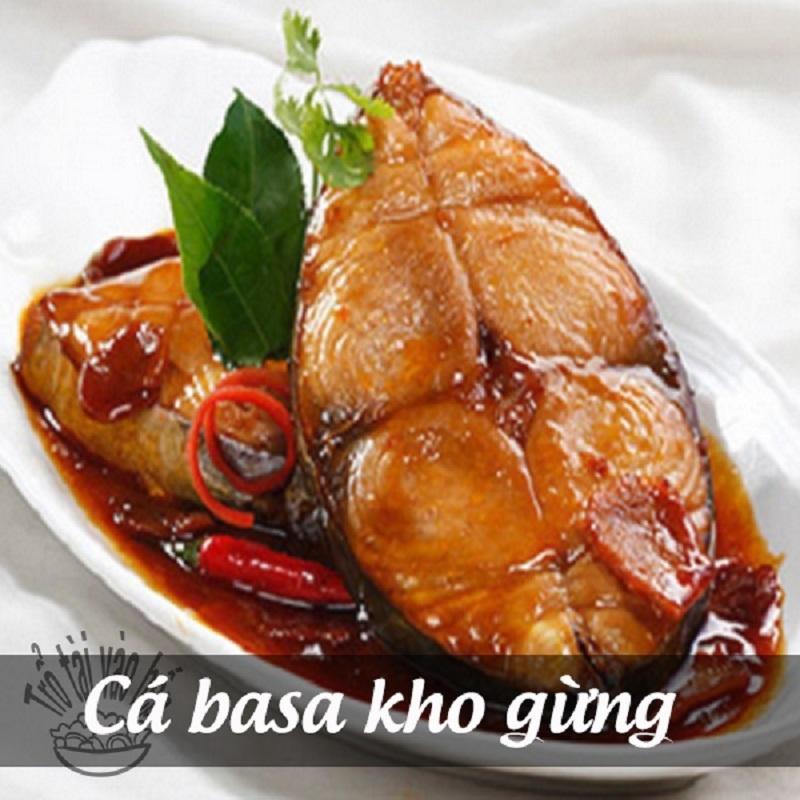 Cá basa kho gừng