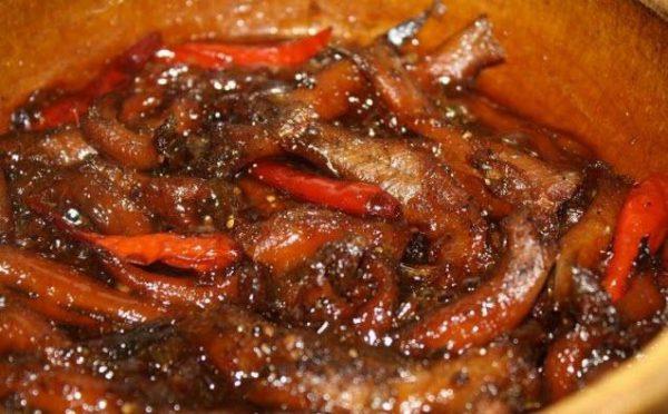 Cá bống rim mắm, tiêu