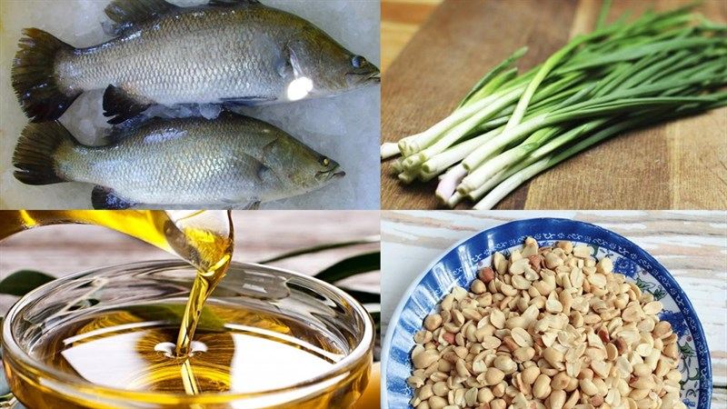 Cá chẽm nướng mỡ hành