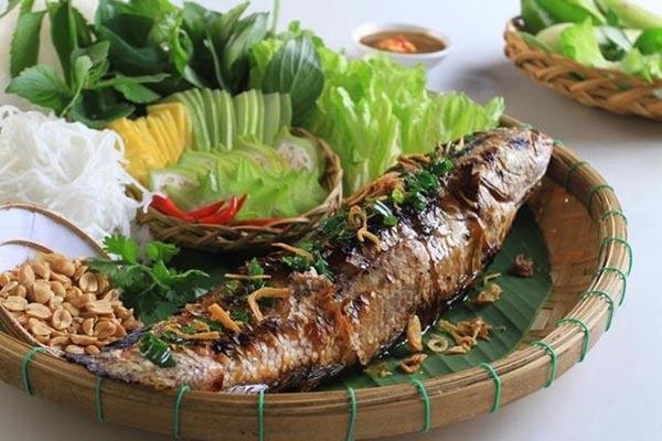 Cá lóc nướng trui