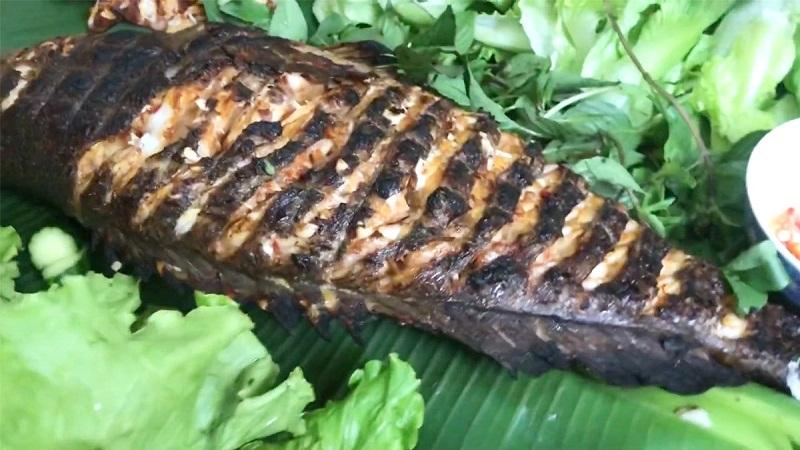 Cá mú nướng sa tế