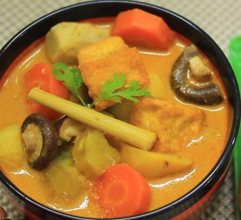 Cà ri kho chay