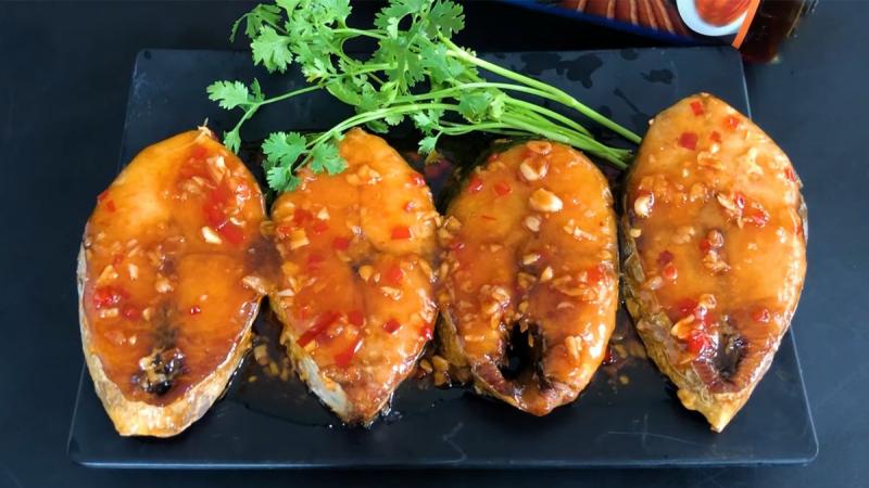 Cá thu sốt tỏi ớt