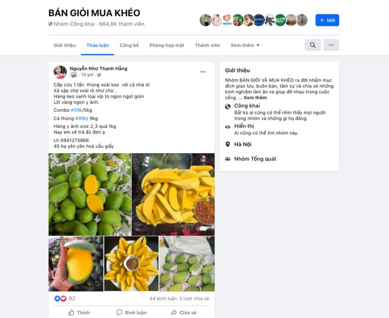 Đăng bài bán hàng