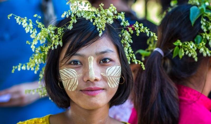 Cách làm đẹp của phụ nữ Myanmar