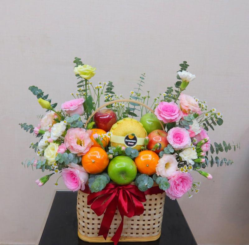 Cách làm giỏ trái cây ngày khai trương