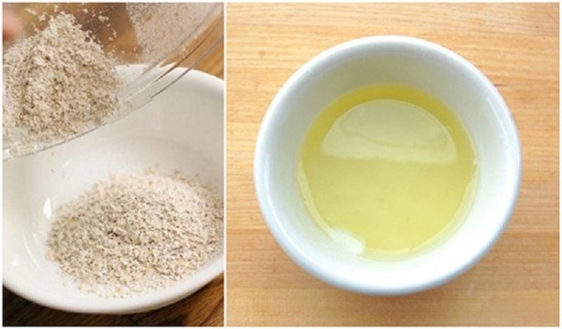 Cách trị mụn ẩn dưới da bằng mặt nạ bột yến mạch