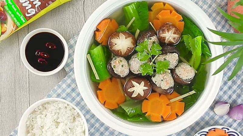 Canh nấm