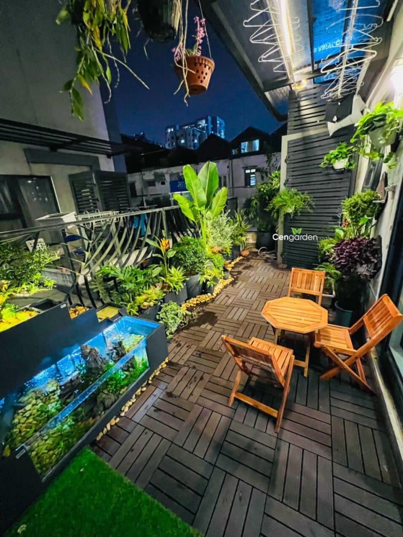 Cengarden - Trang trí ban công sân vườn