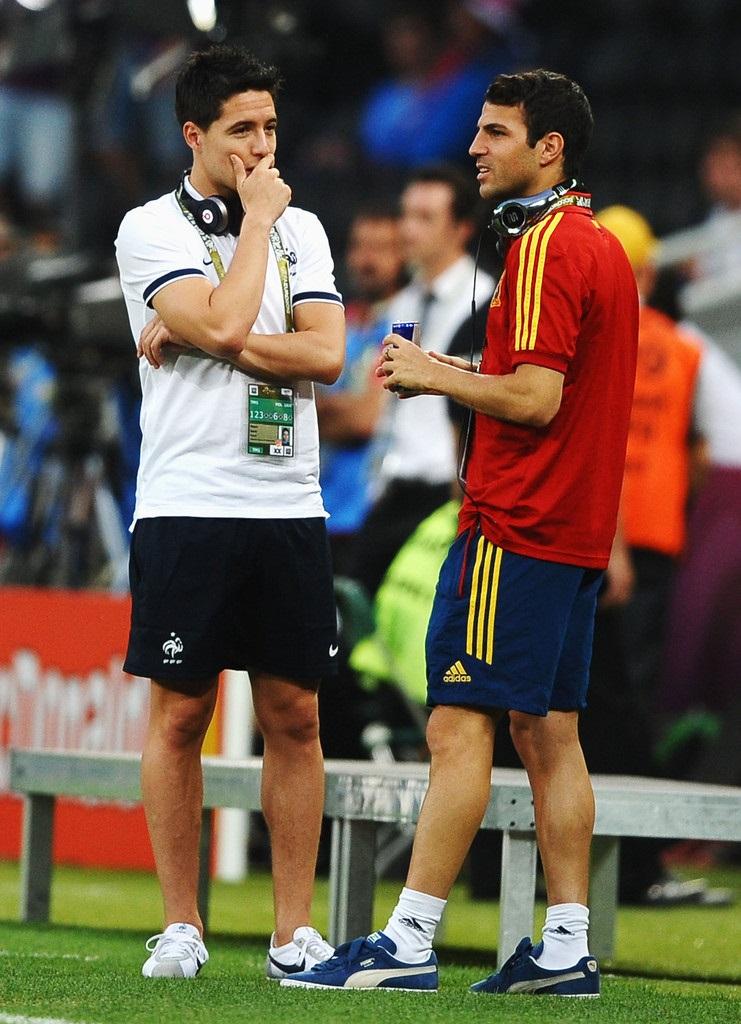 Cesc Fabregas và Samir Nasri