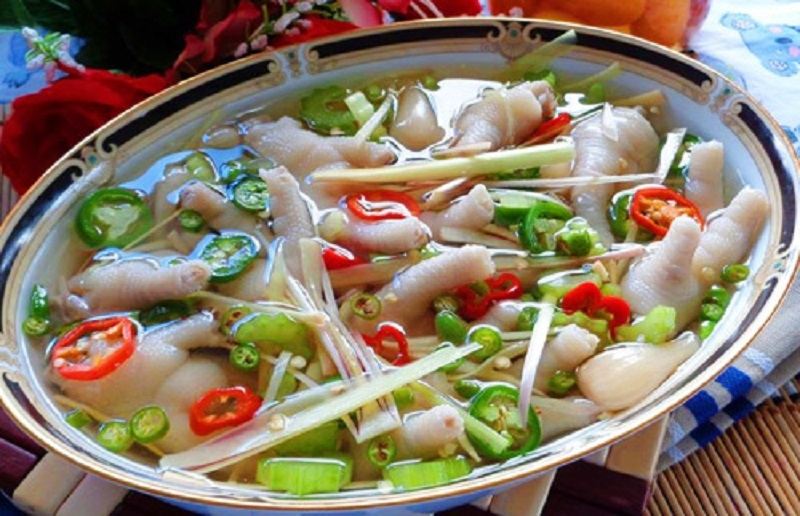 Chân gà ngâm giấm