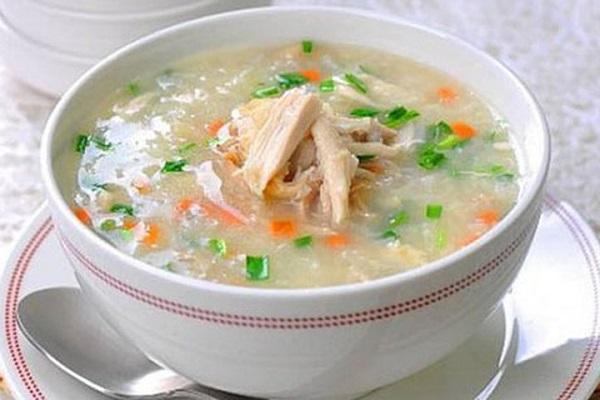 Cháo thịt gà