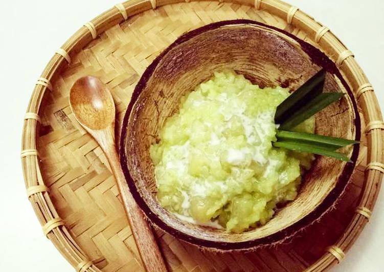 Chè bưởi nếp lá dứa