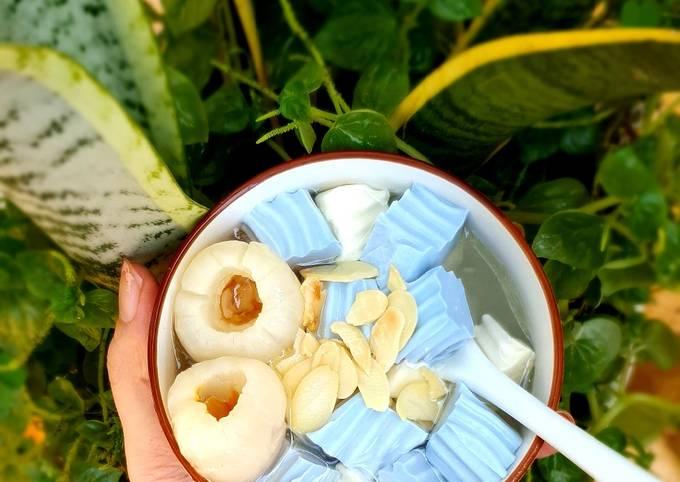 Chè khúc bạch hoa đậu biếc