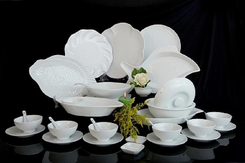 Chén đĩa sứ Long Phương