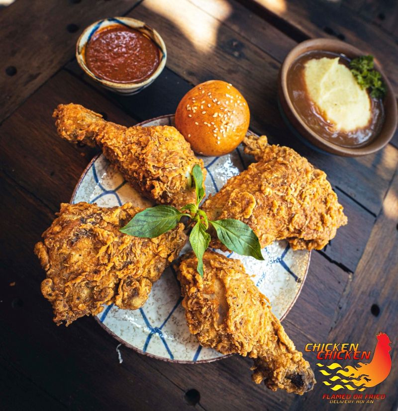 Chicken Chicken Flamed or Fried