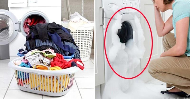 Sản phẩm bột giặt, nước giặt ít nhiều ảnh hưởng đến chức năng của máy