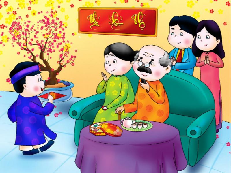 Chúc ba mẹ năm mới nhiều niềm vui mới