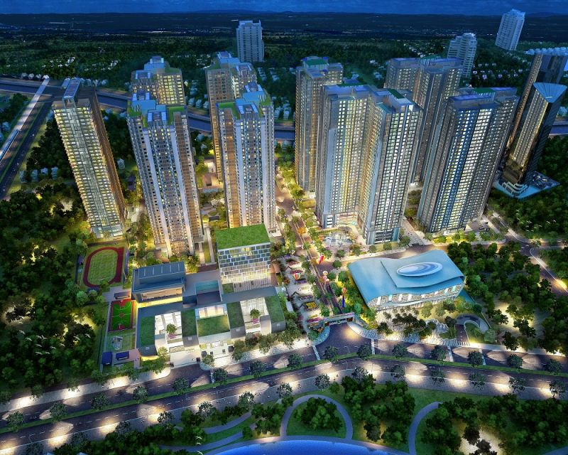 Tổng thể chung cư GoldMark City Hồ Tùng Mậu