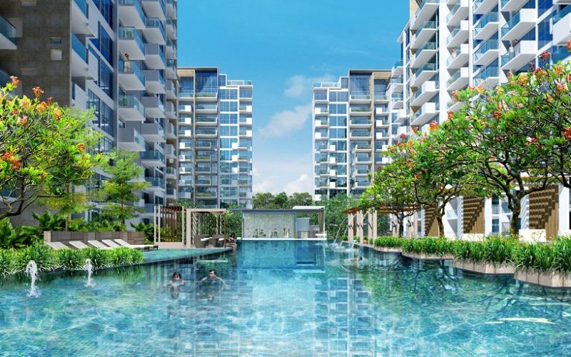 Phối cảnh của Khu chung cư cao cấp Mandarin Garden