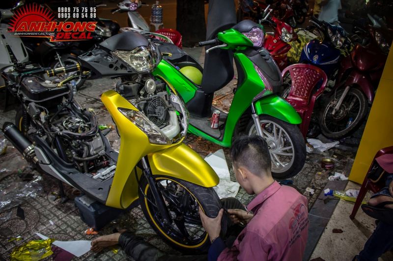 Đổi màu xe cao cấp tại Ánh Hồng Decal
