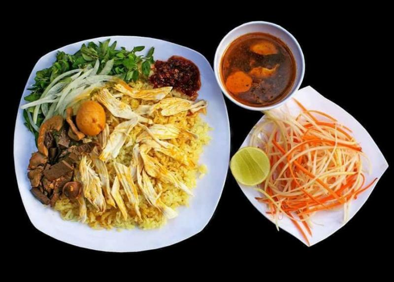 Cơm gà xé - Cơm gà Long