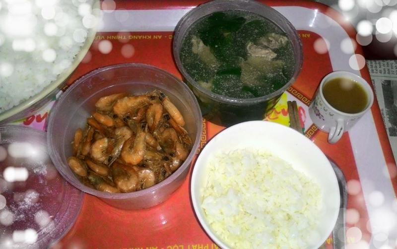 Một số món ăn của Cơm Mậu