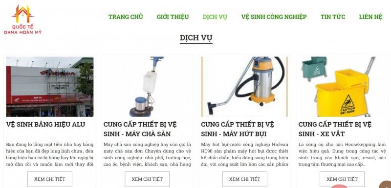 Các dịch vụ của công ty