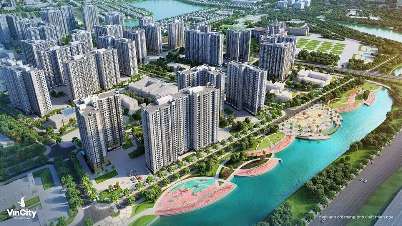 Phối cảnh Vinhome Ocean Park Gia Lâm