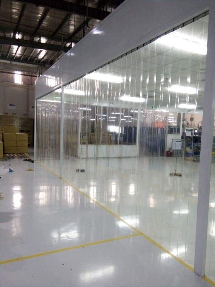 Rèm nhựa pvc cho căn phòng.