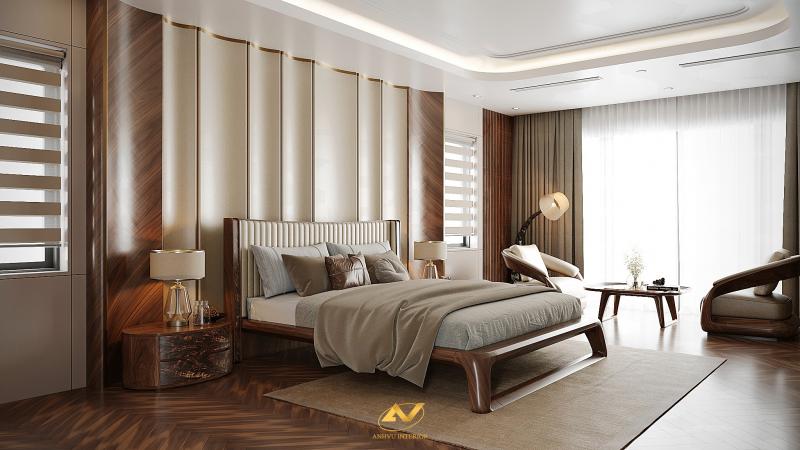 Gam màu trầm cho phòng ngủ thêm sang trọng