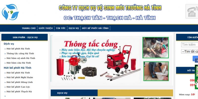 Công ty dịch vụ vệ sinh môi trường Hà Tĩnh