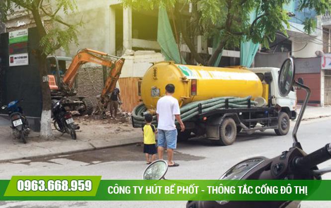 Công ty hút bể phốt - thông tắc cống đô thị