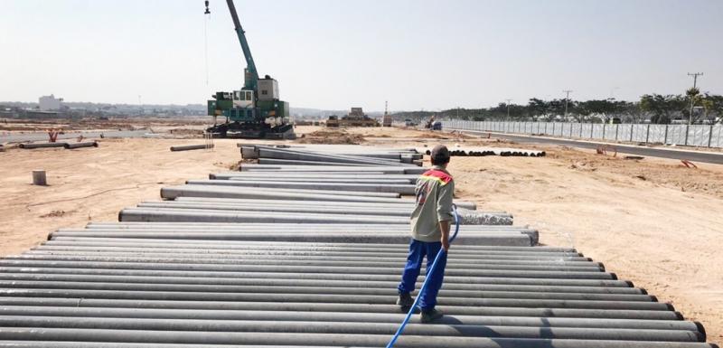 Ép cọc bê tông Trung Thực