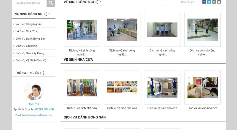 Các dịch vụ chính của công ty