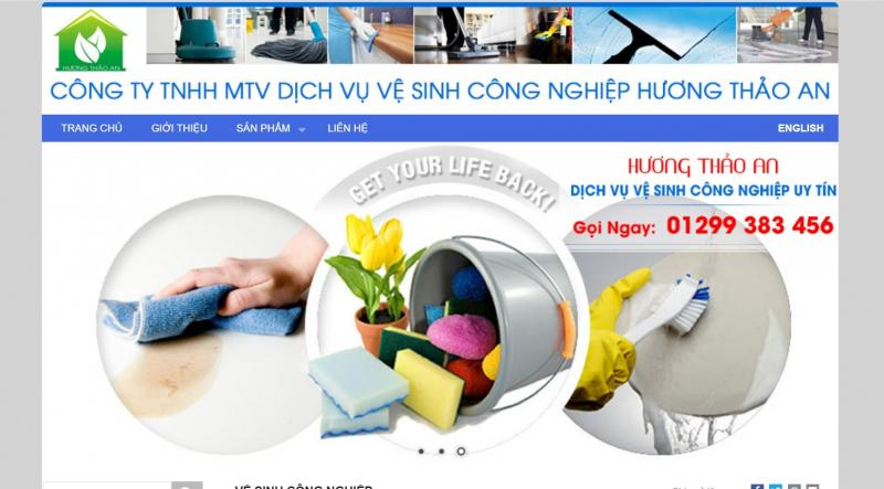 Giao diện chính của website