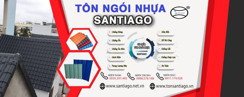 Tôn ngói nhựa Santiago
