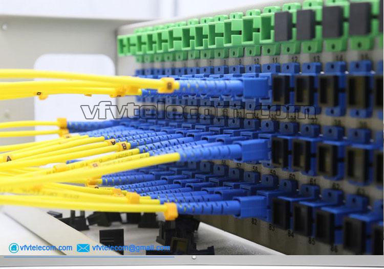 Hộp phối quang ODF 96FO lắp rack đầy đủ phụ kiện