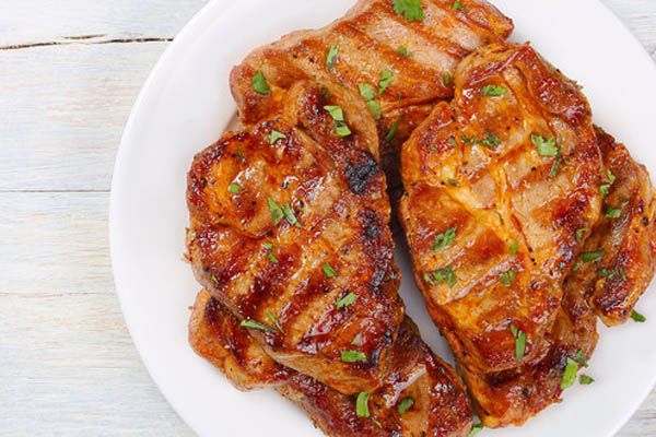 Cốt lết chay xiên nướng