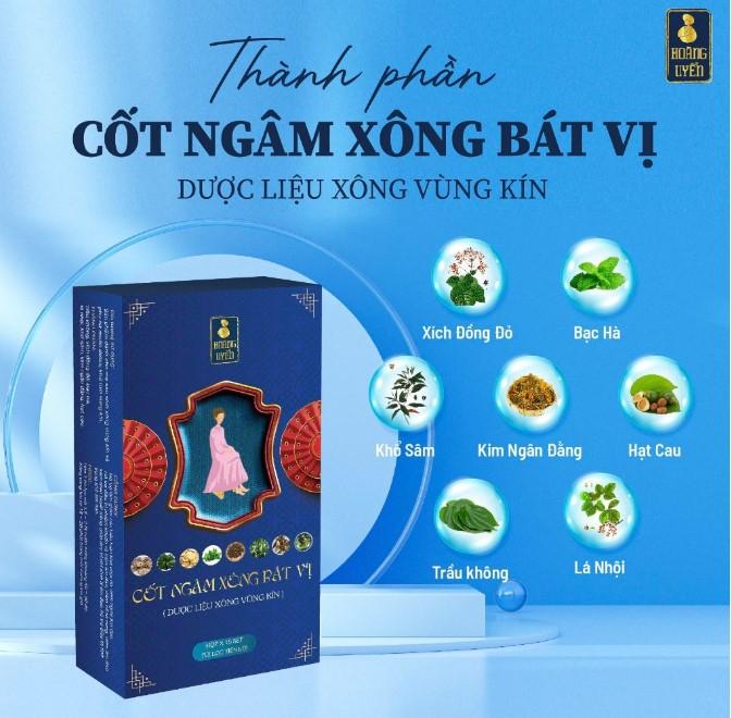 Cốt ngâm xông bát vị Hoàng Uyển
