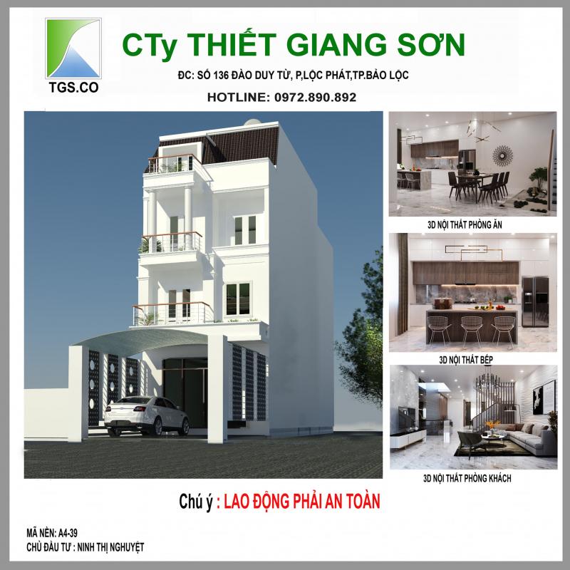Cty TNHH Kiến Trúc Xây Dựng Thiết Giang Sơn