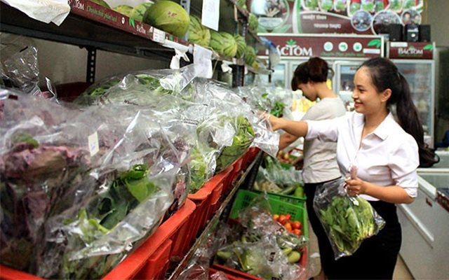 Cửa hàng rau bác Tôm