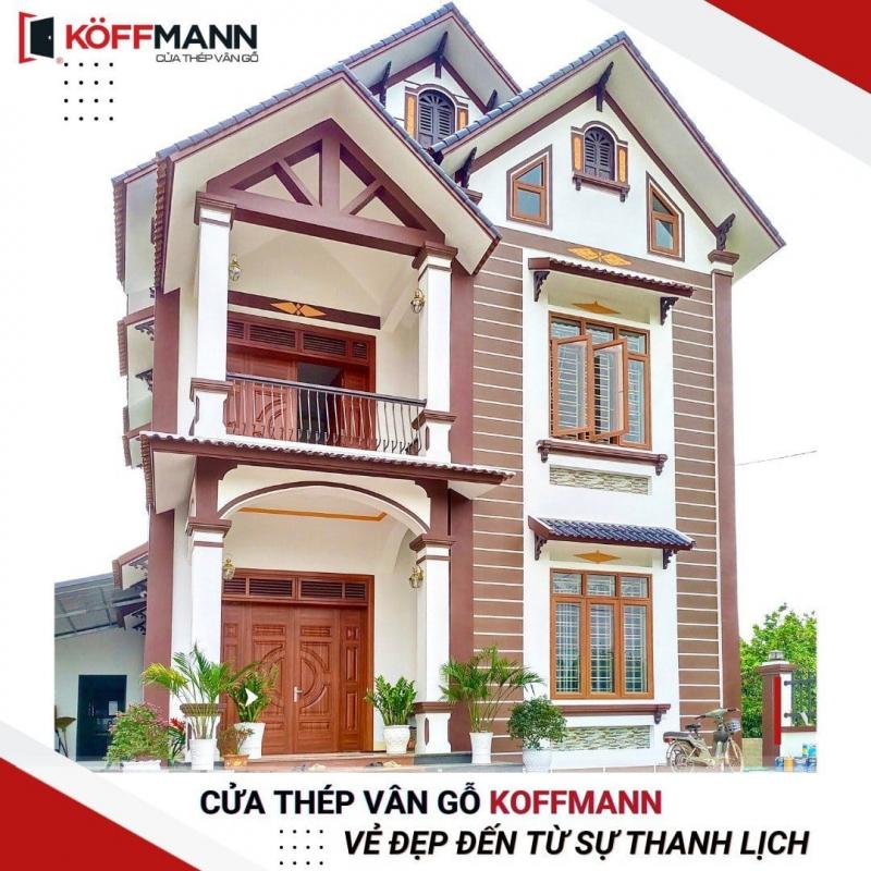 Cửa Thép Vân Gỗ KoffMann Hải Phòng