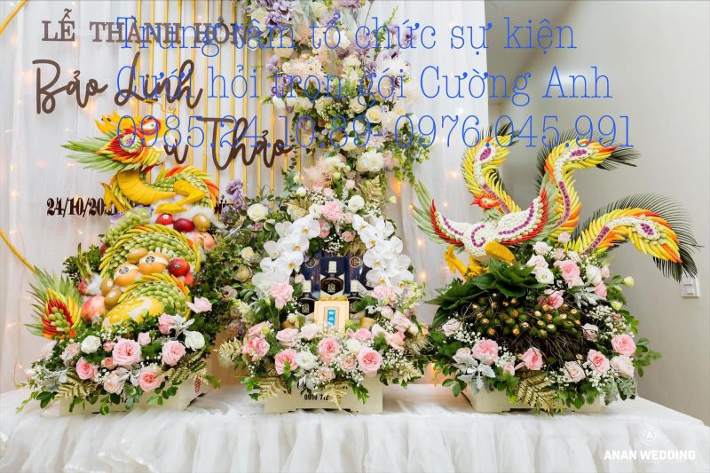 tráp cưới hỏi tại Cưới Hỏi Cường Anh