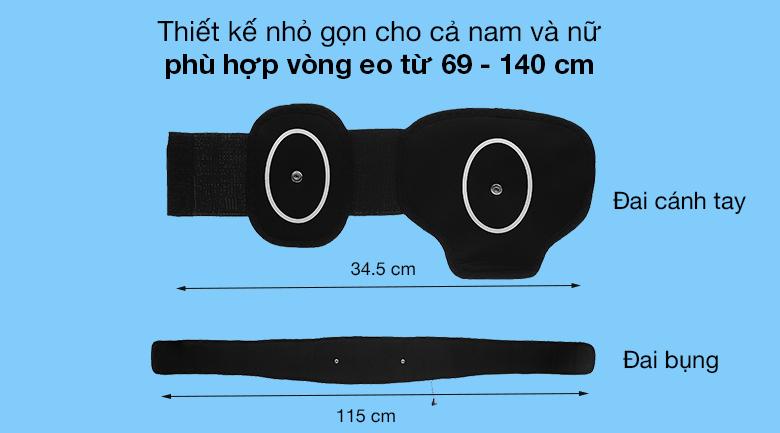 Đai massage bụng Rio Tek BT-AATB